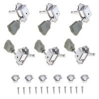 6pcs retro acoustic electric guitar tuning pegs 3r3l semi closed machine heads tuner accessories fit for guitar