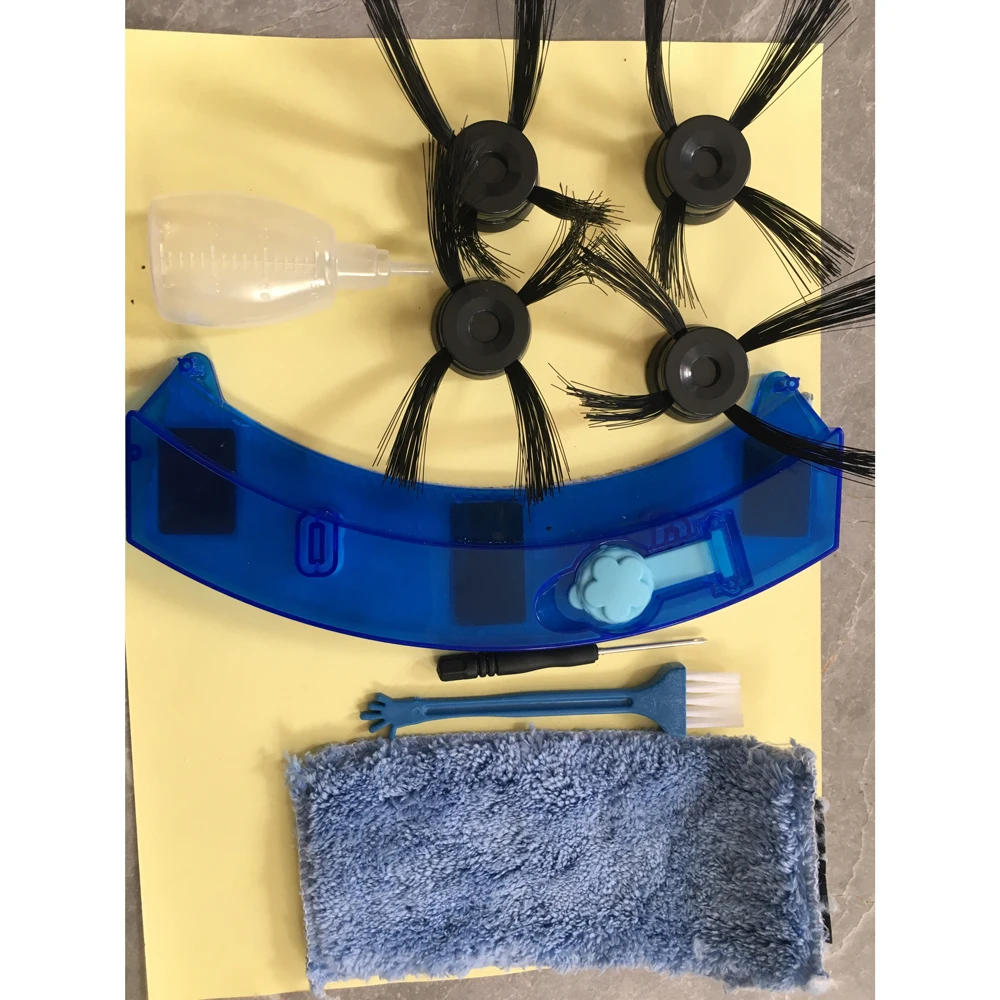 

Robot Vacuum Cleaner Accessories A Set Accessories with Water Tank Remote Control Wet and Dry Sweeping and Mopping