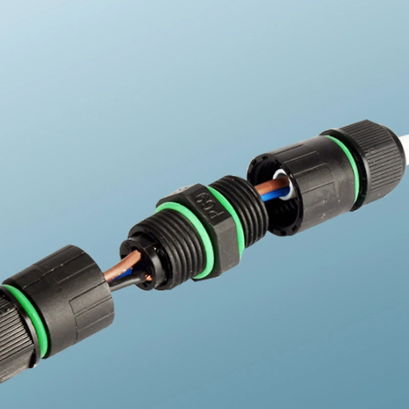 RISE-3Pin Waterproof Ip 68 Terminal Wire Connector Ca8-Pg9-3P Quickly Connected 3 Pin Sealed Ip68 Retardant Junction Boxes | Электроника