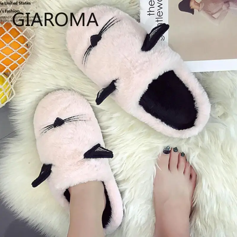 Меховые сланцы домашние тапочки женская зимняя обувь для дома женские мюли