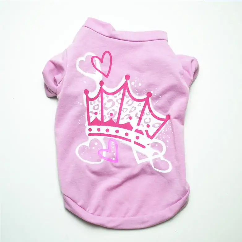 Летняя модная одежда для домашних животных Одежда щенков пуделя новый стиль