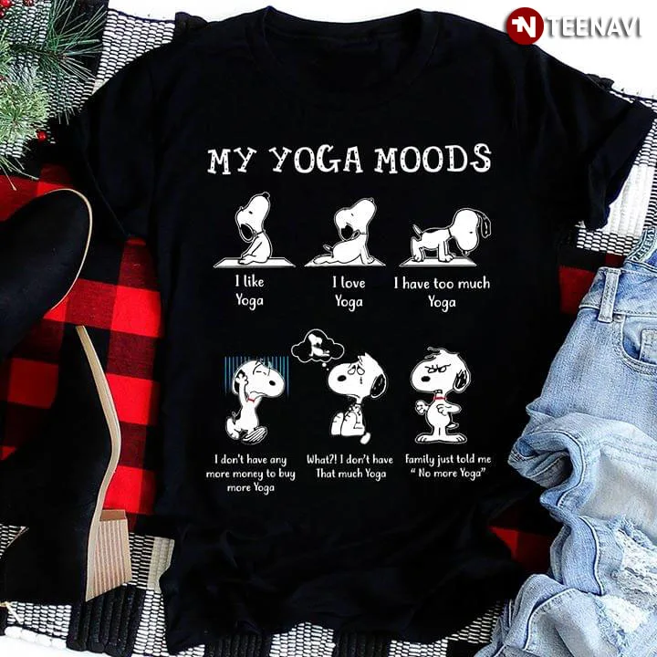 Футболка Peanuts Snoopy My Yoga Moods|Мужские футболки| |
