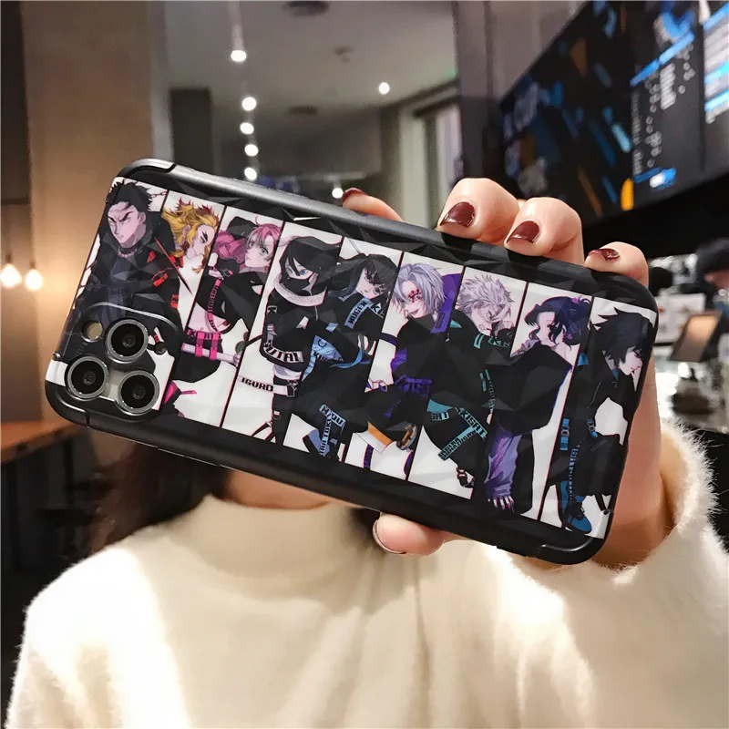Kimetsu no Yaiba чехол для iphone 11 pro 7 8 plus X XR XS Max чехлы телефонов новейший из ТПУ с японским