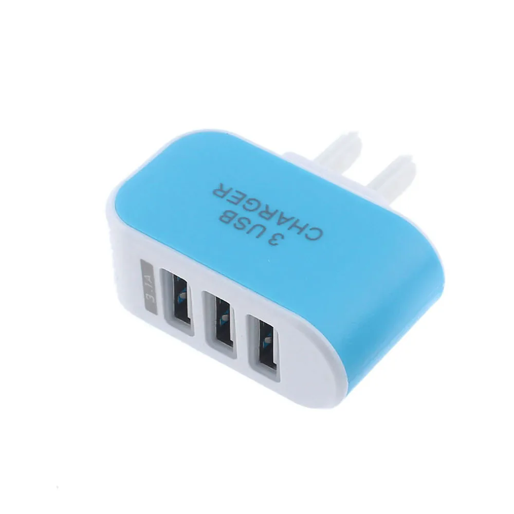 Сетевое зарядное устройство с 3 Usb-портами и вилкой Стандарта США 1 А | Мобильные