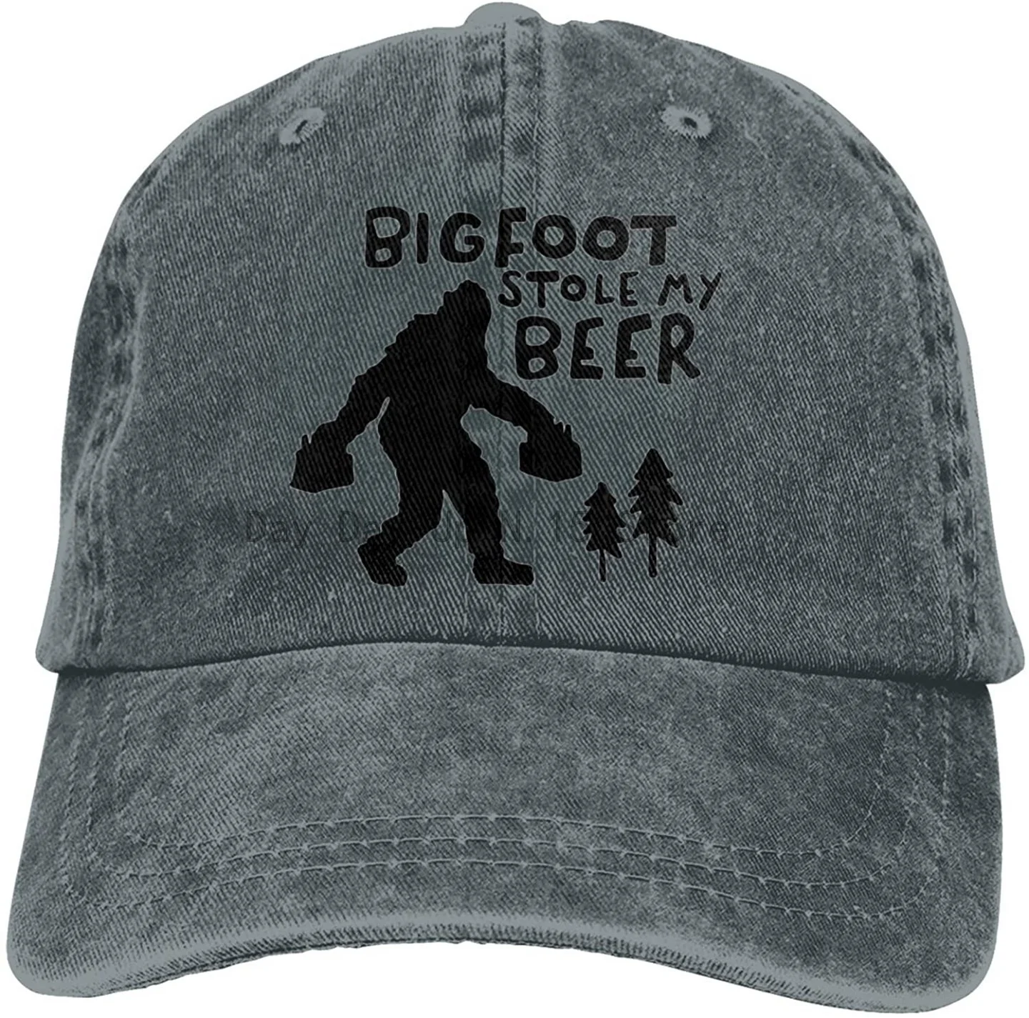 

Бейсболка Bigfoot с надписью «My Beer», регулируемая бейсболка унисекс в стиле хип-хоп, ковбойская джинсовая кепка, джинсовая шапка для папы