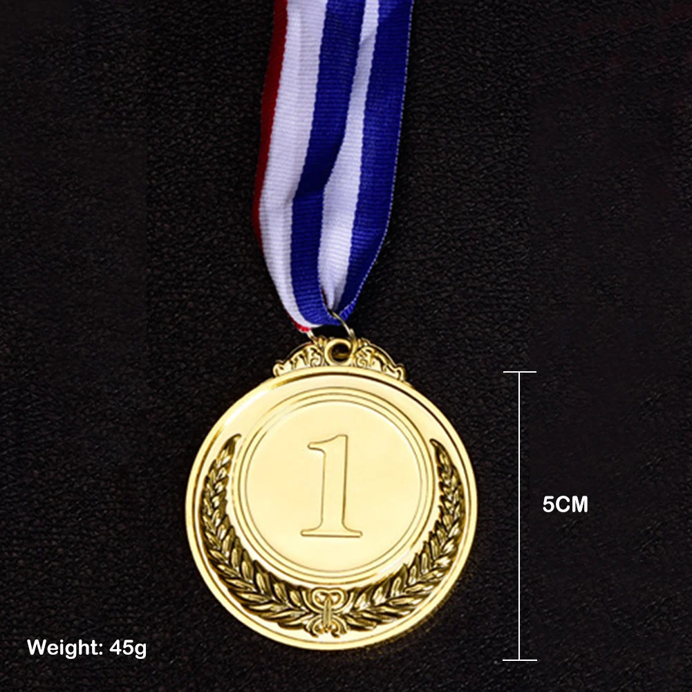 

Gold Silver Bronze Award Children Medal Winner Reward Badge Kids Game Prize for Sports Academics or Any Competition Diameter