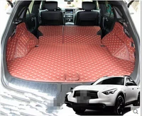 high quality special car trunk mats for infiniti qx70 2017 2013 waterproof cargo liner boot carpets for qx70 2014free shipping
