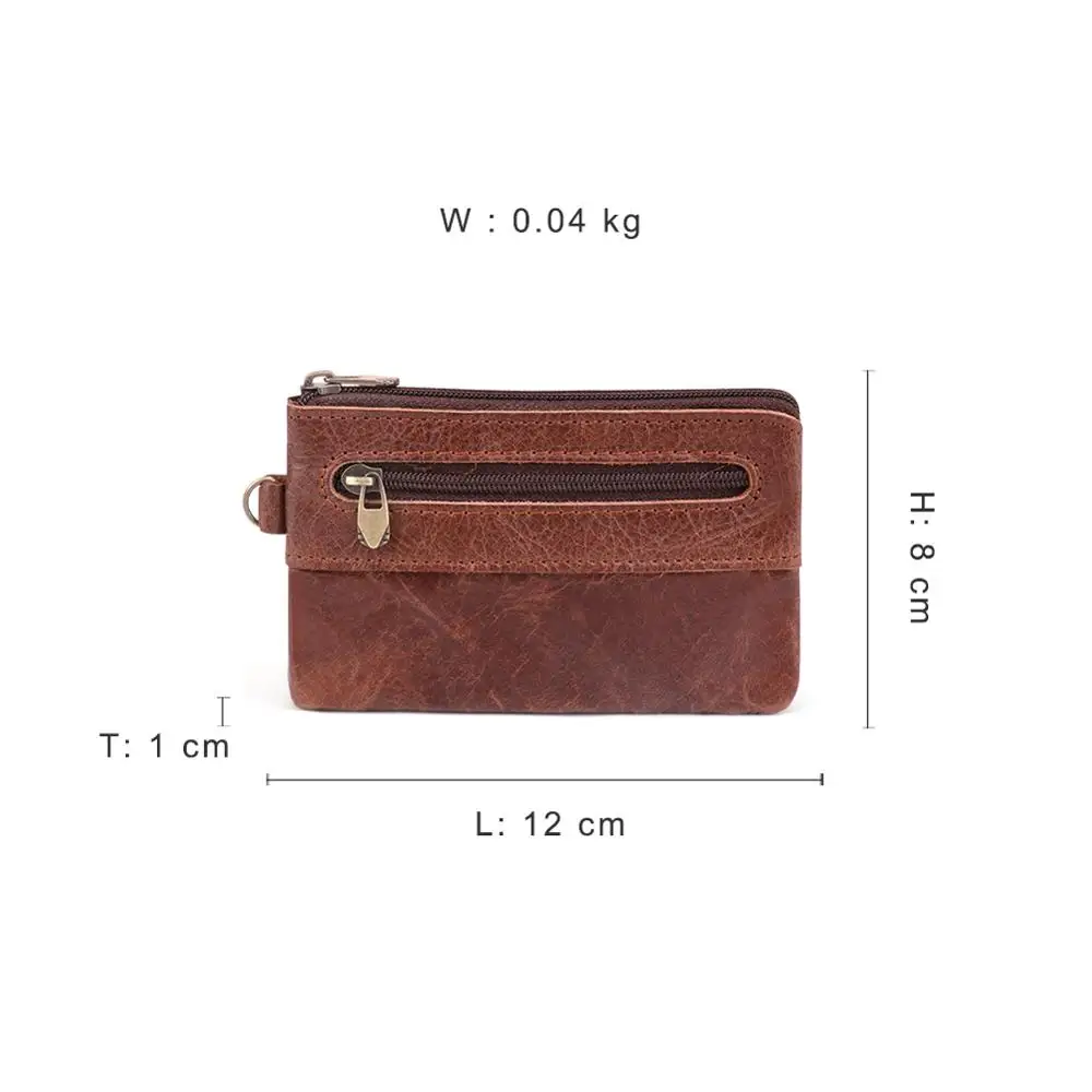 Короткий кошелек JOGUJOS из воловьей кожи для мужчин и женщин винтажные тонкие