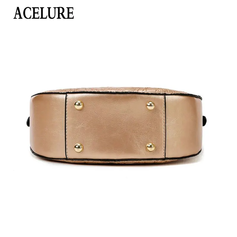 

ACELURE Fashion Alligator Messenger Bags Solid Color Women Designer PU Leather Handbags High Quality Small Shoulder Bags Ladies