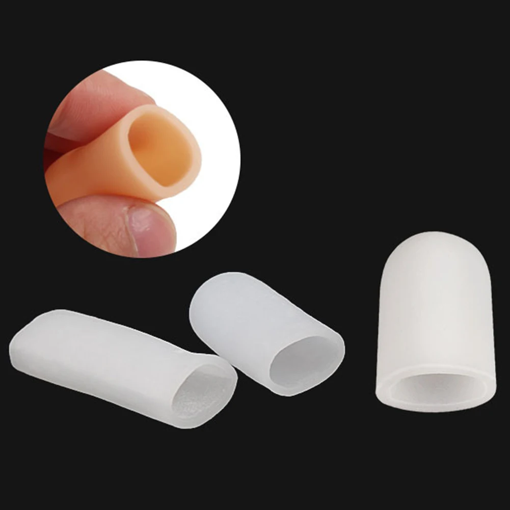 

10pcs Toe Protector Corns Toe Cover Toe Sleeve Pain Relief Gel Toe Cap Foot Care Tools