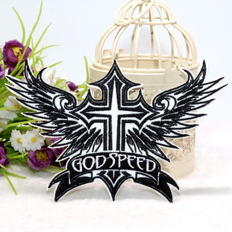 20 шт./лот Сделай Сам панк рок одежда патч патчи для одежды Череп железо на вышитые