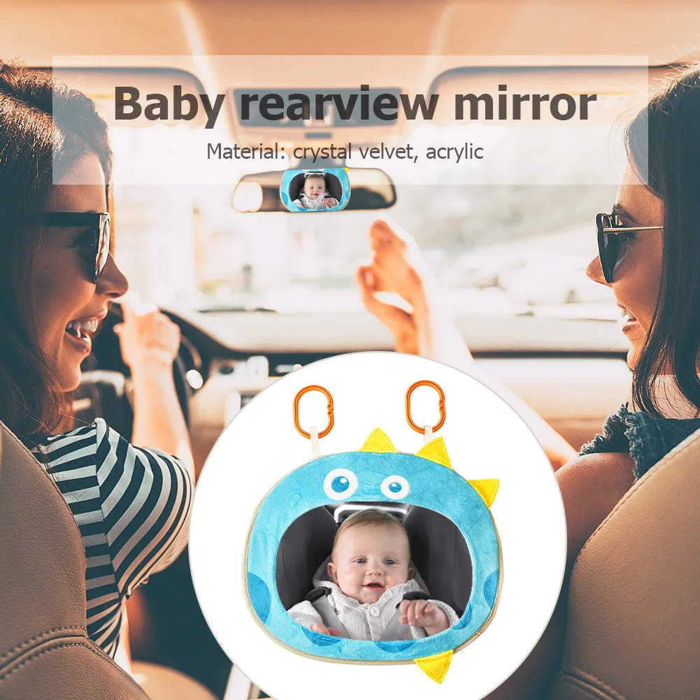 Espejo retrovisor de seguridad para coche, espejo para asiento trasero de beb&eacute;, cuidado infantil, miroir, voiture, b&eacute;b&eacute;-0