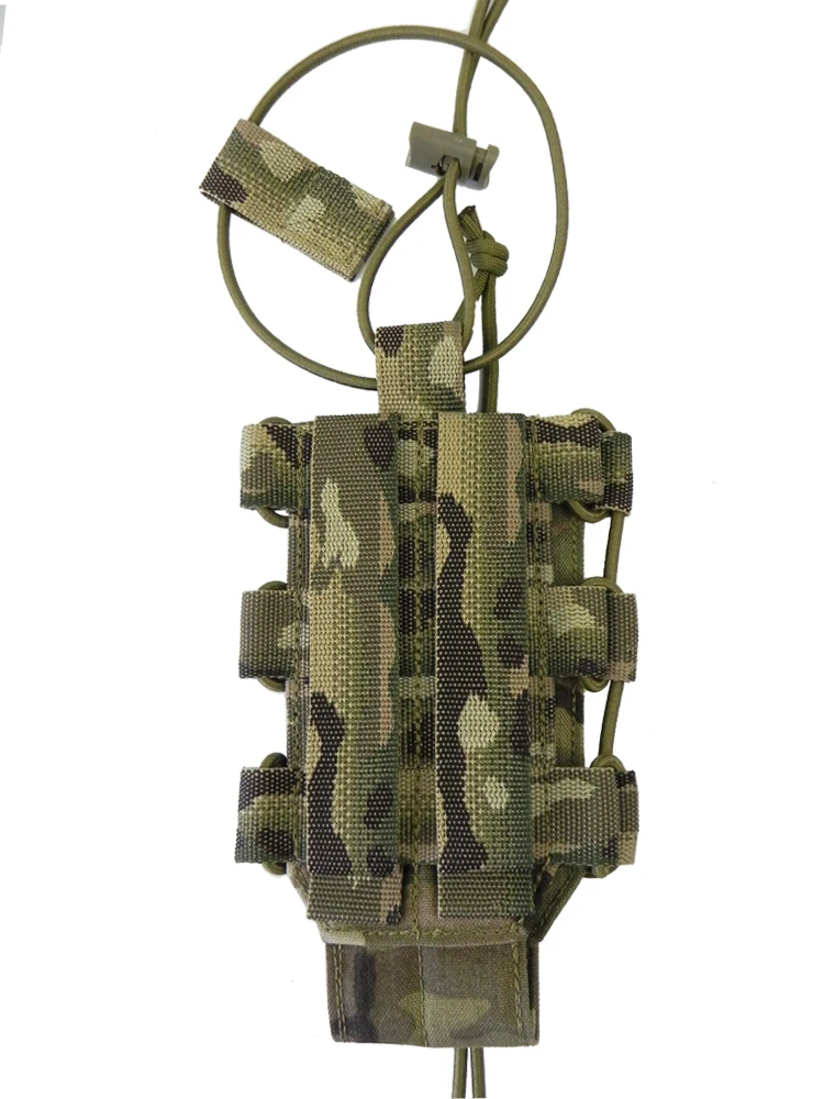 Outdoor Sports Tactics MOLLE Hanging Kettle Bag Water Cup Cover Adjustable Multifunctional Package CP Camouflage Upgrade