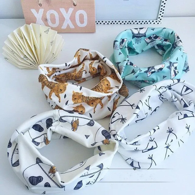 

Autumn Spring New Cotton Baby Scarf Snood Girl Boy Scarf Toddler Scarf Kids Child Neck O Ring Scarves Collar Warm Neckerchief