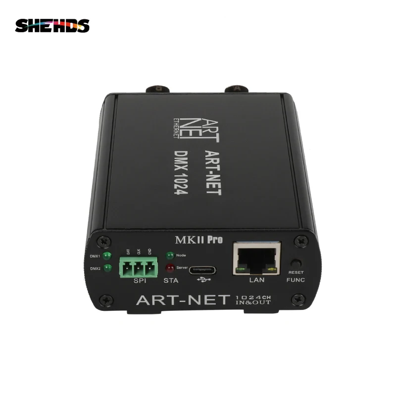 Сетевой расширитель SHEHDS DMX 1024 каналов 256 32-битный процессор ARM профессиональное