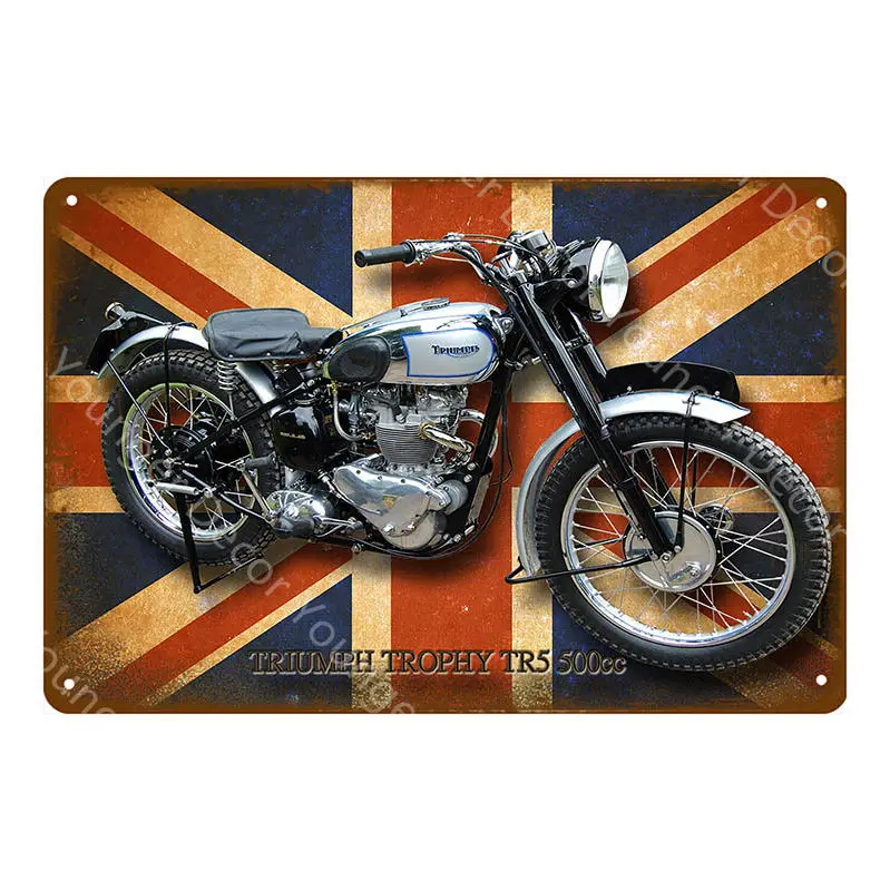 YD9309AI Японские британские мотоциклы металлические знаки BSA Norton Suzuki Ariel моторная пластина настенная живопись плакат винтажный декор для гаража YI-138 - Color: YD9309AI