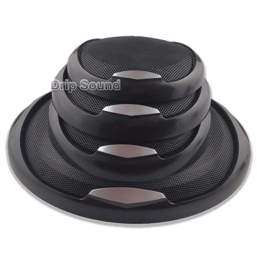 Сетчатая Накладка для автомобильной аудиосистемы декоративная круглая