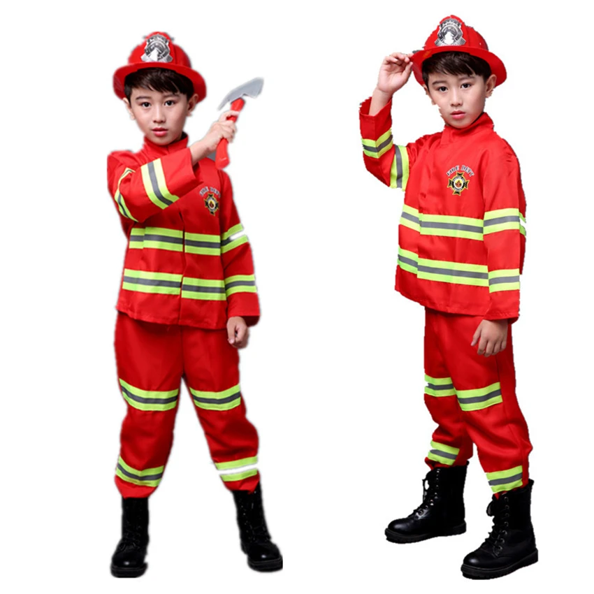 Детские костюмы для косплея красные карнавальные вечерние с игрушками мальчиков