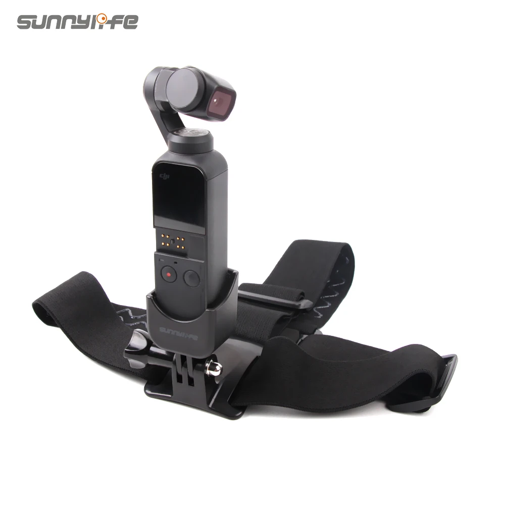 Sunnylife шарнирный ремень на голову для камеры DJI OSMO POCKET & GOPRO|Аксессуары систем