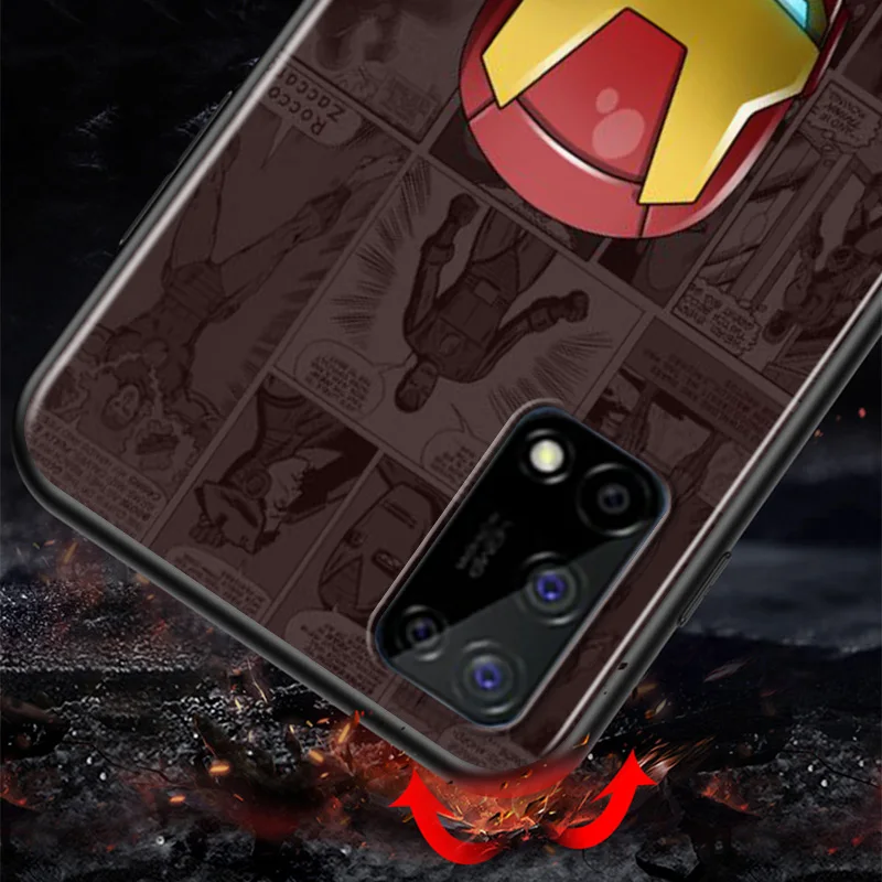 

Marvel Avengers Super Hero Cartoons For Huawei Honor V9 Play 8S 8C 8X MAX 8A Prime 8 7S 7A Pro 7C TPU Silicone Black Phone Case