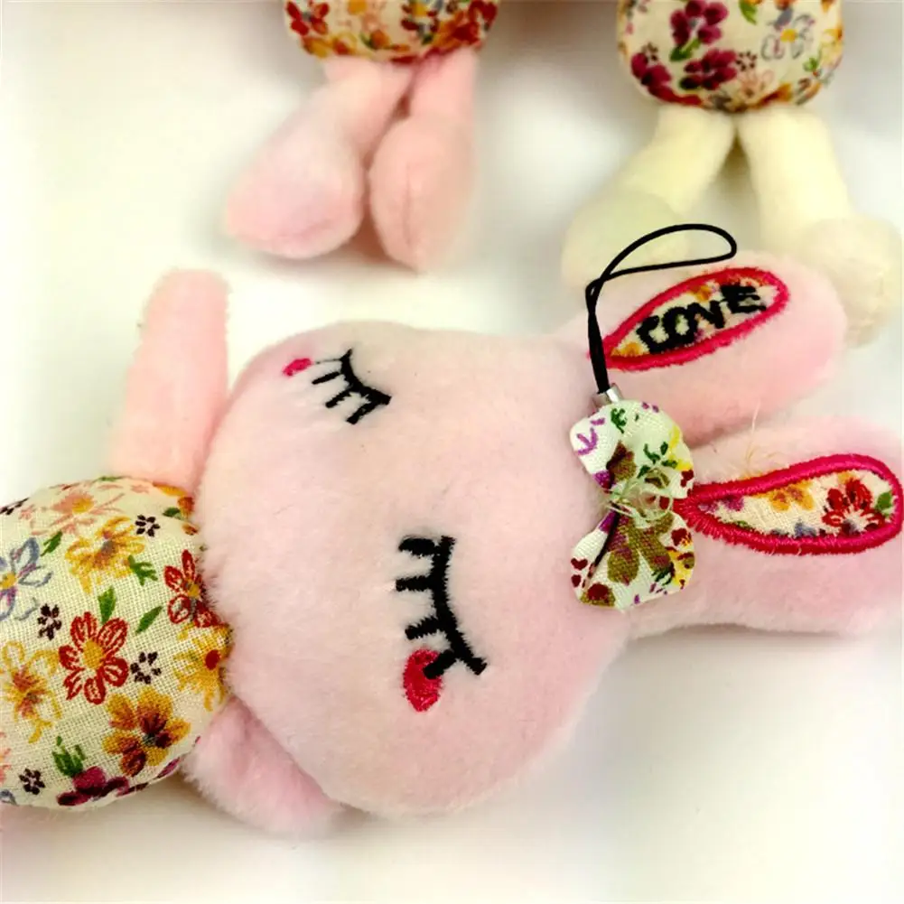 Мягкая игрушка маленькая плюшевая подвеска с длинными ногами хлопковый принт