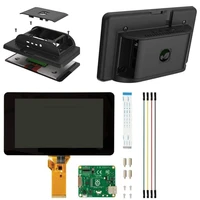 official raspberry pi 7 touchscreen with pi 4 compatible case