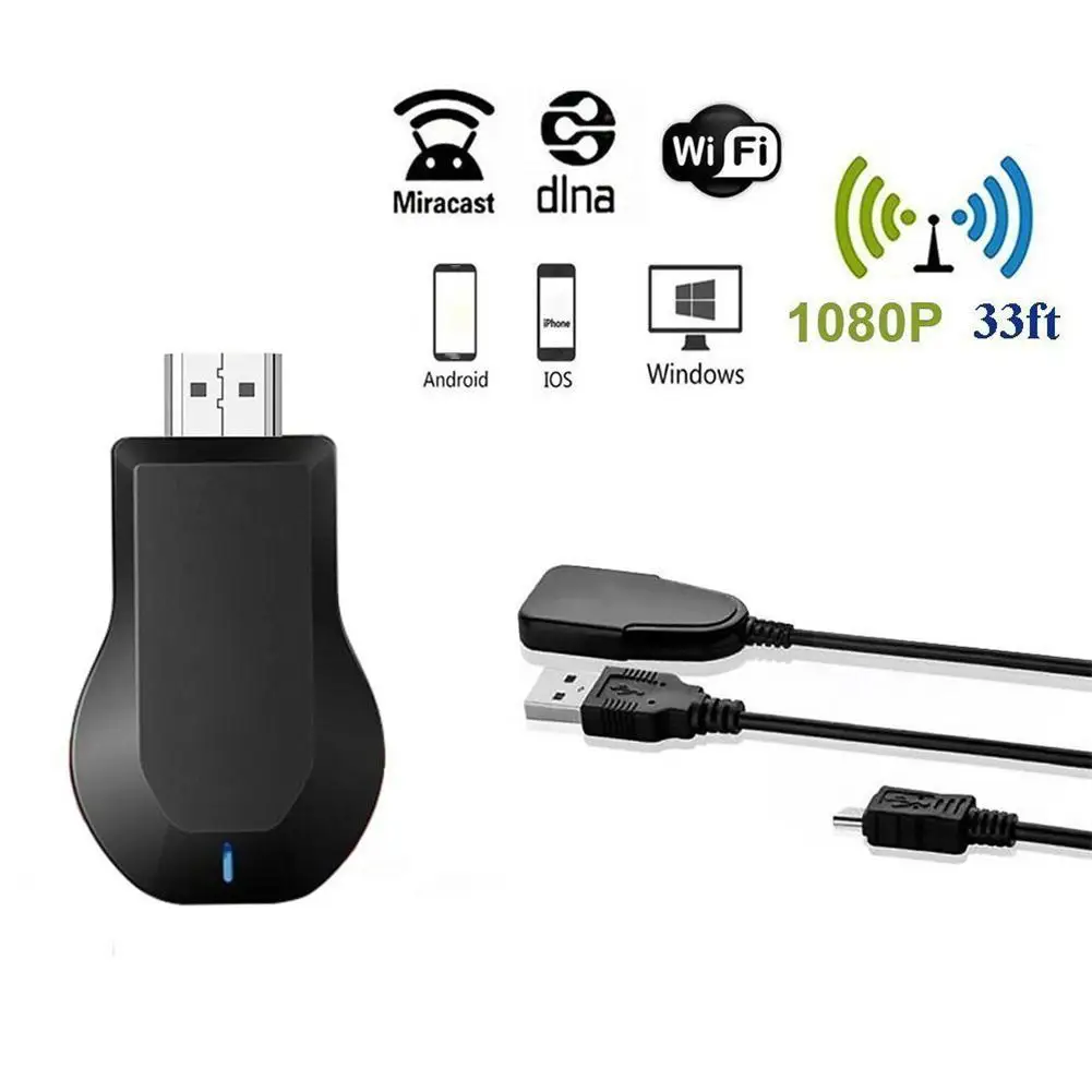 Для AnyCast M4 Plus беспроводной HDMI медиа Видео Wi-Fi 1080P дисплей ключ приемник Android