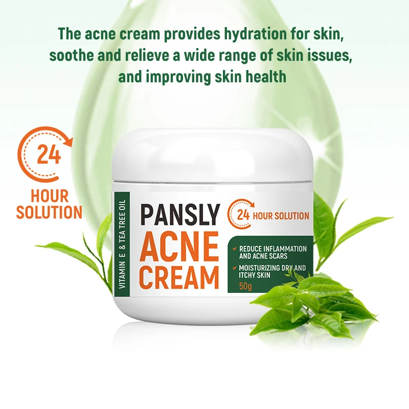 

Therapeutic Grade Tea Tree Cream, Acne Scar Remover and Pimple Cream, Fights Acne and Soothes Acne Scars, Face Moisturizer