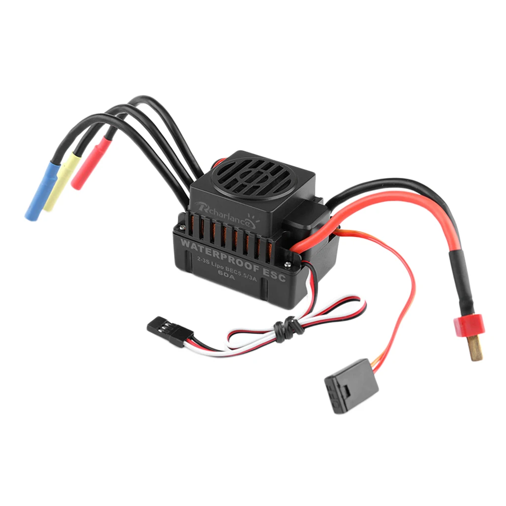 1 шт. 60A бесщеточный ESC 3650 3900kv для / 10 RC автомобиль|Детали и аксессуары| |