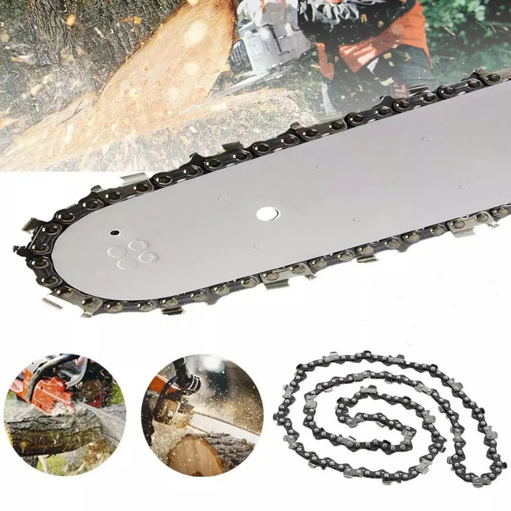 

18Inch 45cm Chainsaw Saw Chain Blade 3/8" LP 0.058 Gauge 68DL Driver Link For Garden Tool