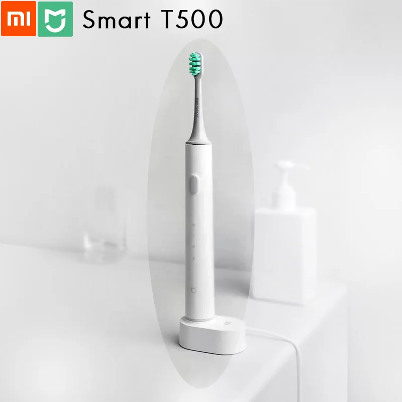 Xiao mi jia mi умная электрическая зубная щетка T500 с избыточным давлением Re mi nder персонализированный режим чистки зубов высокая частота