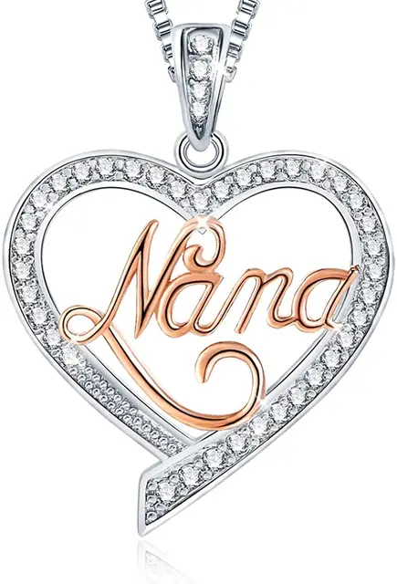 Christmas Day Mom Gifts Always My Mother Forever My Friend Love Heart Pendant Necklace Women Fashion Jewelry Birthday Present 8