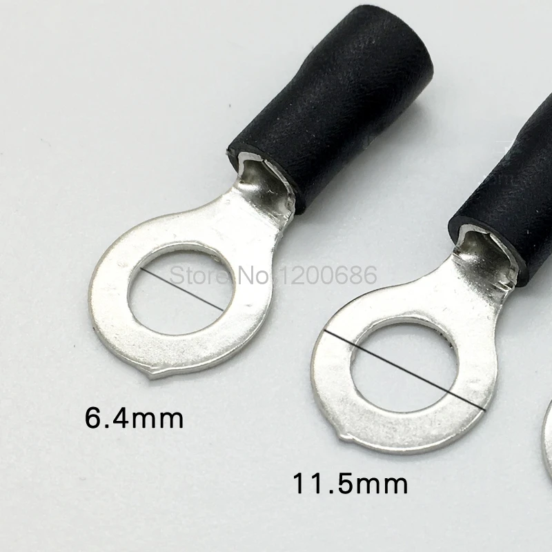 

RV3.5-6 round pre-insulated terminal O-type cold-pressing terminal copper nose 100 / bag