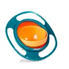 1 шт. универсальная Гироскопическая миска, миска Против Разлива, гладкая, вращение на 360 градусов, Гироскопическая чаша для маленьких детей