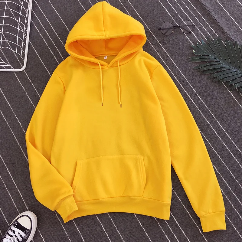 Women Couple Hoodies Sweatshirt Fleece Cotton Tracksuit Sports Sweatshirt 2020 Winter Japanese Casual Loose Jumper