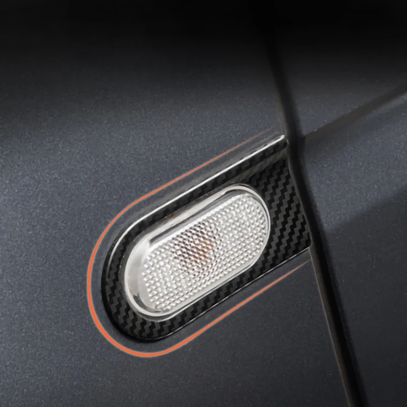 2 шт. декоративная крышка из нержавеющей стали с поворотным сигналом для Mercedes Smart