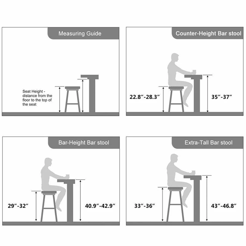 

Bar Stools-Faux Leather Bar Stools With Low Backrest And Padded Seat With Metal Legs-Counter Height Simple Retro Bar Stools