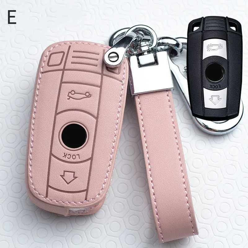 

NEW Car Key Case Cover fob for BMW F15 F16 f30 F34 f10 F07 F20 F15 F16 F18 F48 F39 520 G11 X1 X3 X4 X5 X6 M3 M4 M5 Ring