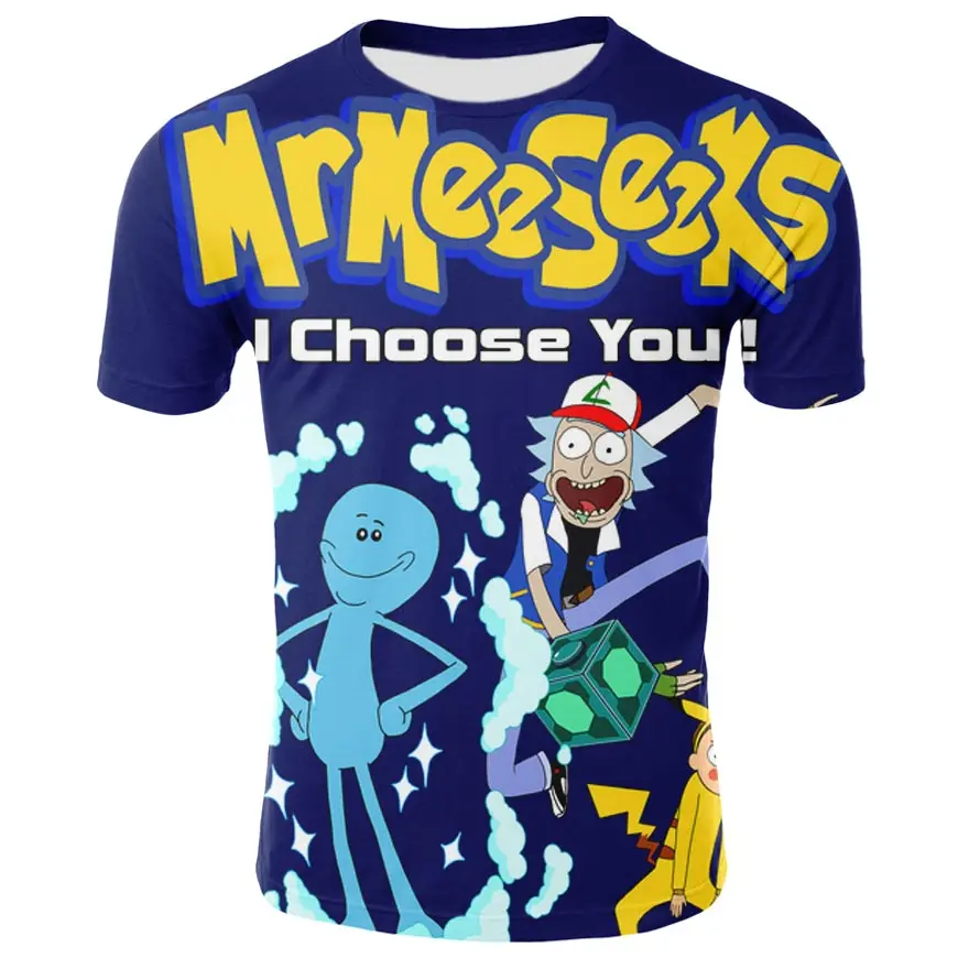 Футболка с 3D принтом Доктор Рик Морти Мужская детская футболка летние футболки