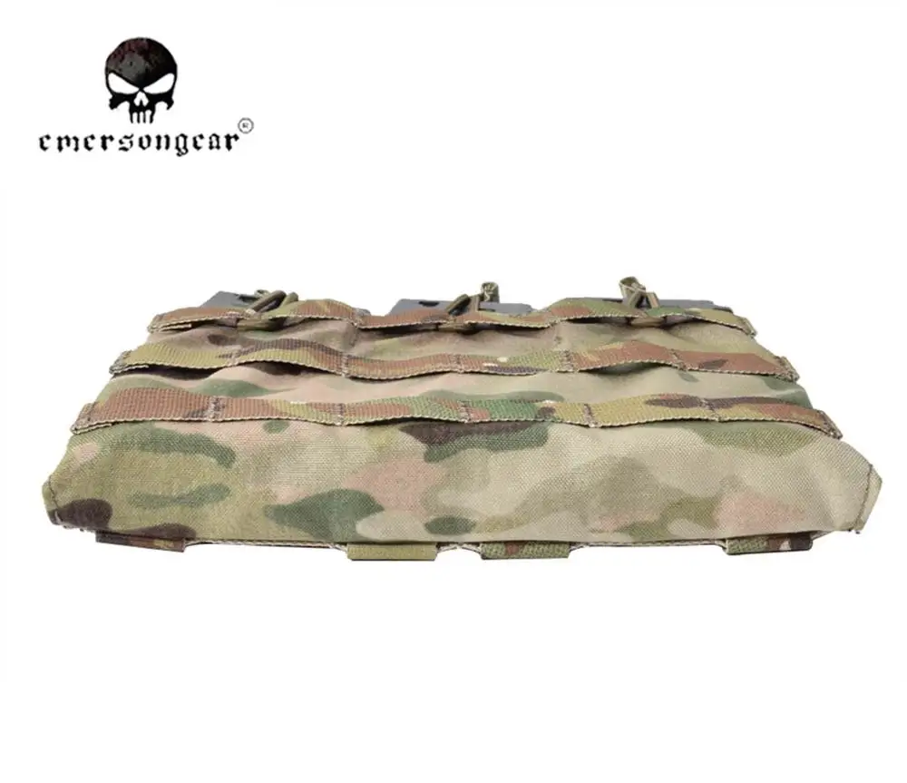 Emersongear 5 56 Тройная открытая верхняя сумка для журналов тактическая Боевая MAG