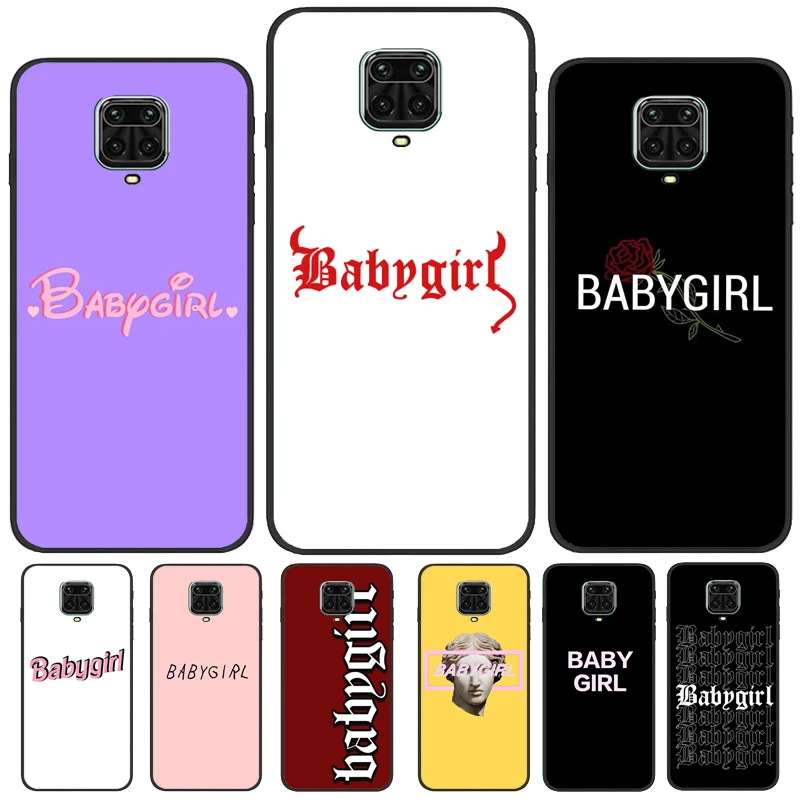 Чехол Babygirl для Xiaomi Redmi Note 12 Pro 8 9 10 11 Pro Note 12S 11S 10S 9S 9C 10A 10C 12C, чехол