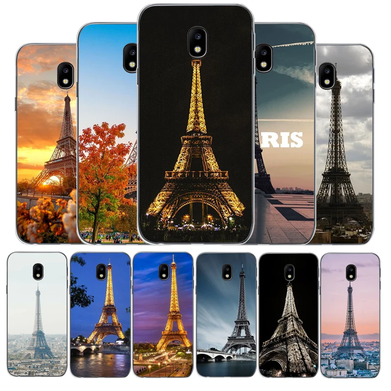 Французский Париж Эйфелева башня чехол для Samsung J3 J4 J5 J6 J7 J8 Plus 2017 2016 2018 J7MAX Версия