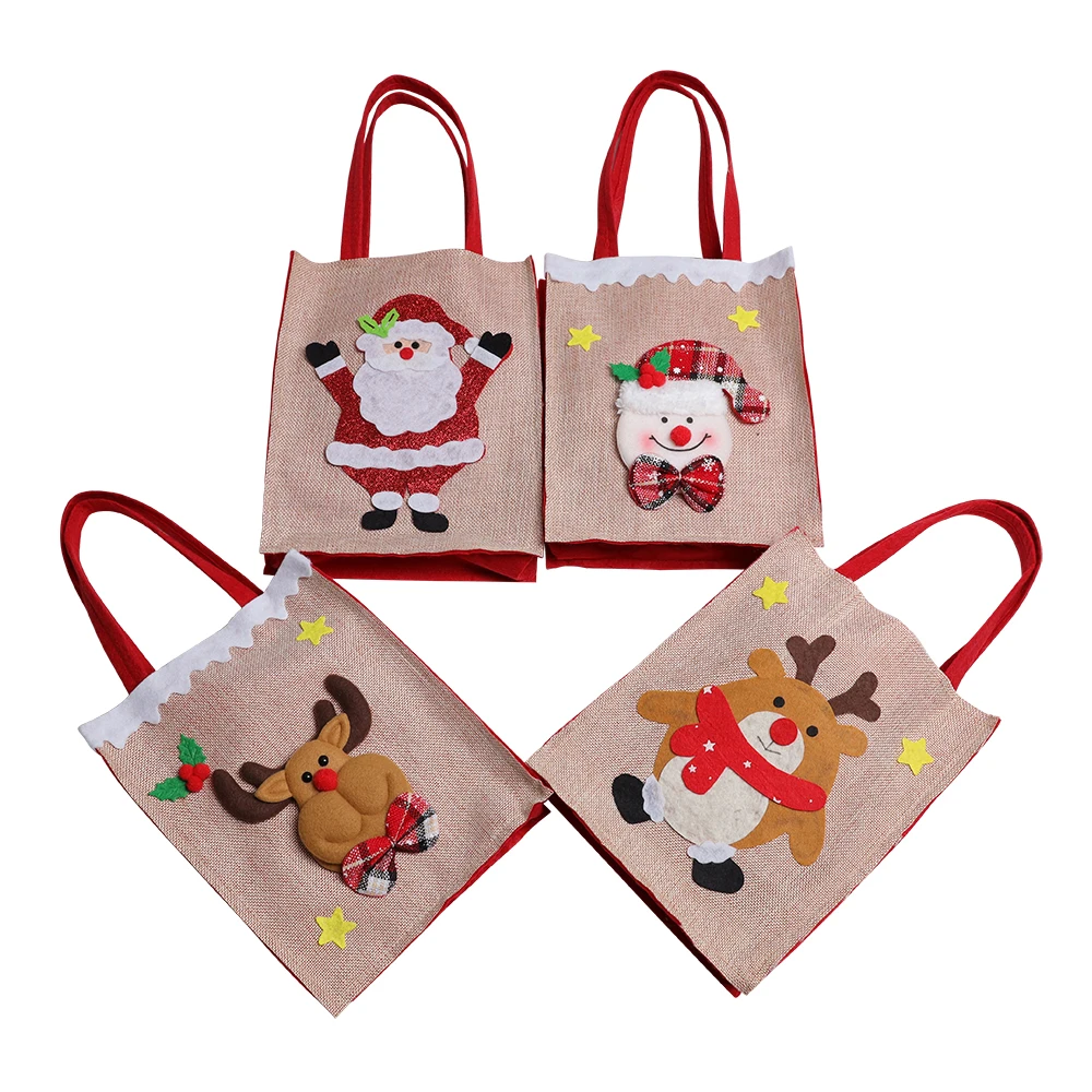 Новинка Лидер продаж рождественские украшения сумка для подарков Санта Клауса