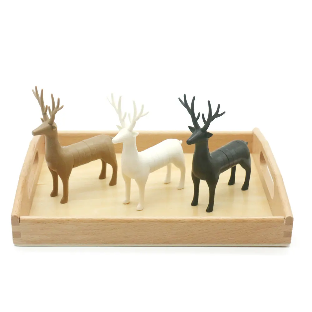 

Montessori toys Magnetic Matching Animal Model Magnetic Animal Magnet Educational Toys For Childre with Tray Oc2346W