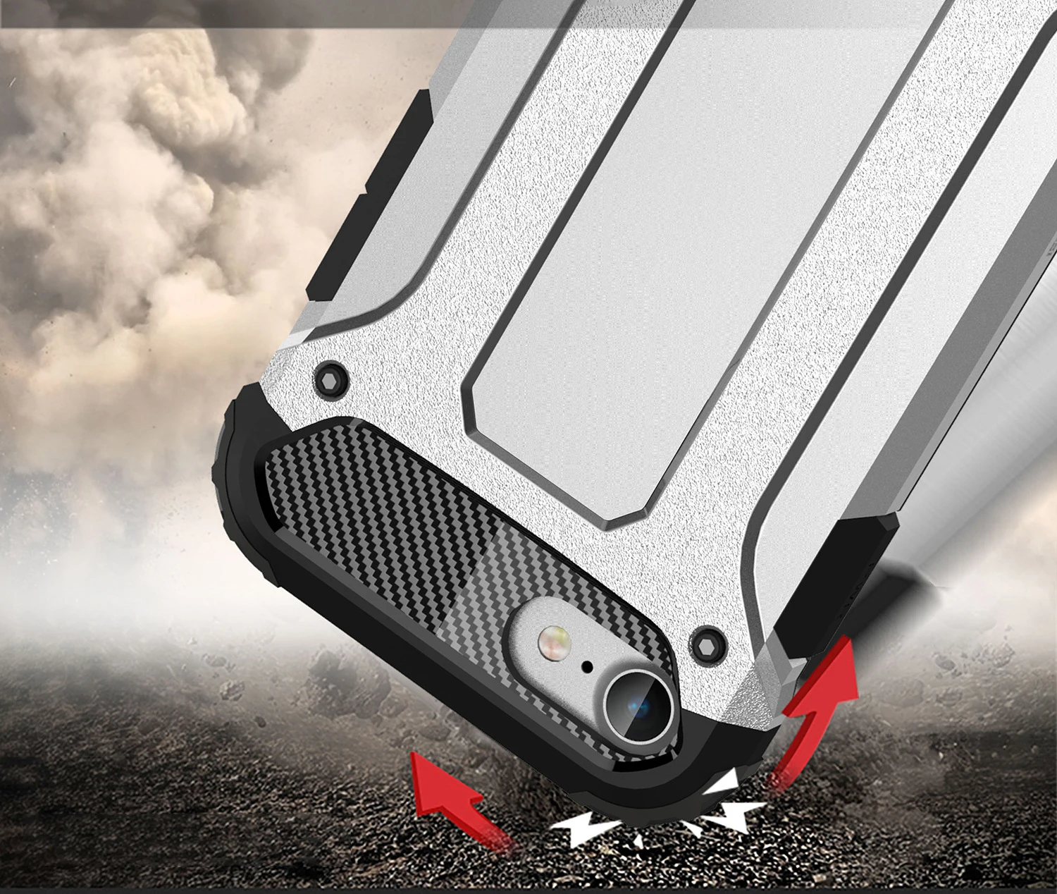 

Armor Shock Proof Protective Cover for Iphone 6 7 8 Plus Case for Iphone11 12 Mini Pro Max Phone Case with Waterproof