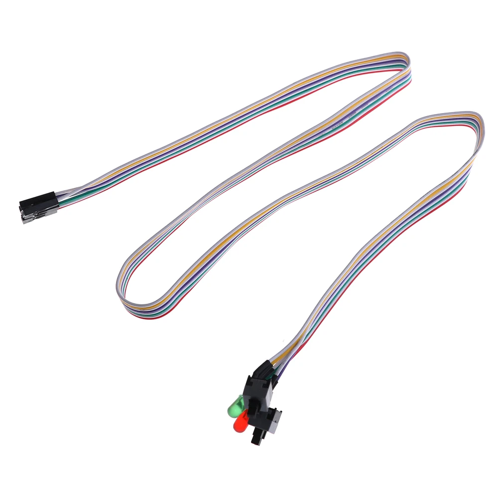 65 см 2 шт./лот PC кнопка включения питания кабель настольная материнская плата хост