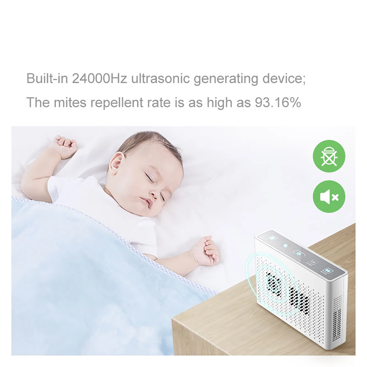 

Profession Ultrasonic Mite Remover killer non-vacuum cleaner and Ozone/Ozonator Air Purifier/Cleaner