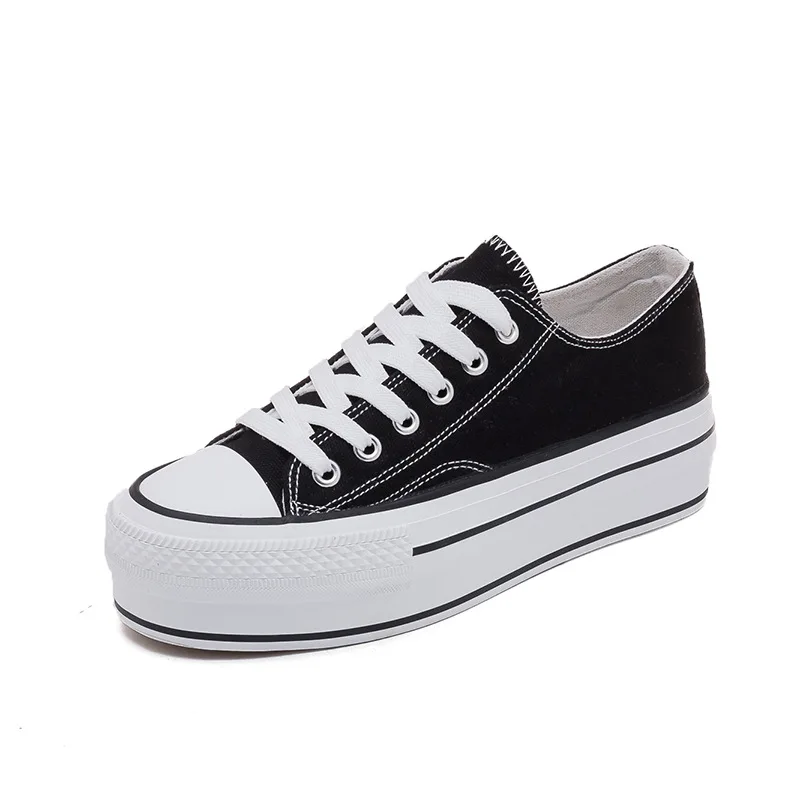 Новинка 2020 парусиновая обувь женская на толстой подошве женские кроссовки