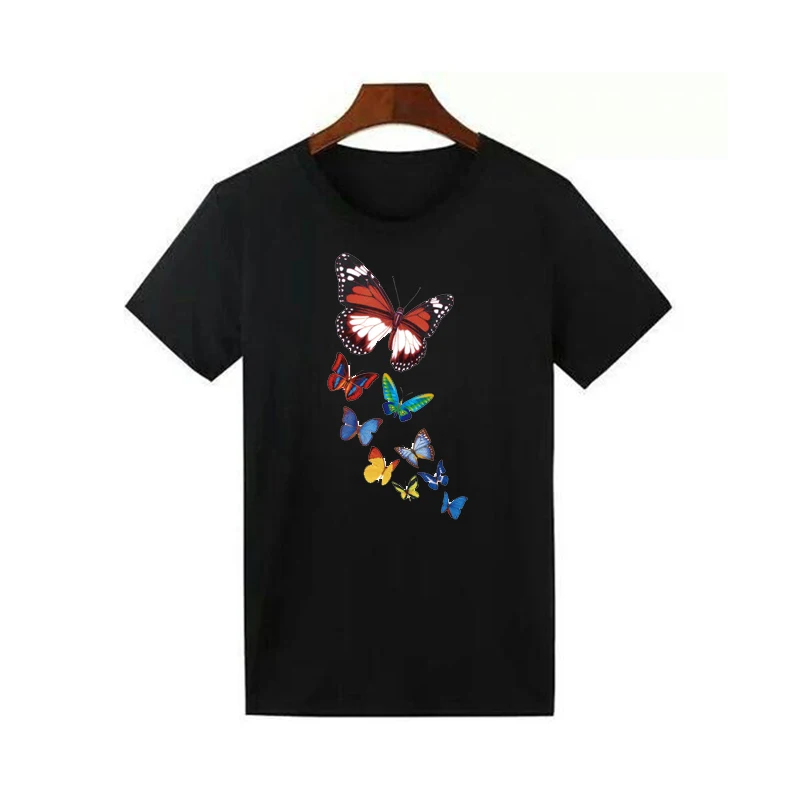 Бабочка с принтом животных пользовательские вышитые патчи утюг на для одежды