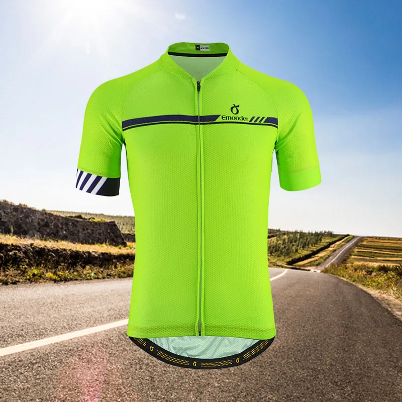 

Emonder Men Cycling Jersey Breathable Quick Dry MTB Downhill Bicycle Shirts Summer Road Bike Jersey Maillot Ciclismo